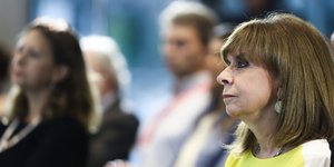 H Κατερίνα Σακελλαροπούλου