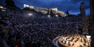 σουρουπο στο Ηρωδειο
