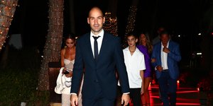 Ο Βασίλης Σπανούλης προσέρχεται στο gala προς τιμήν του