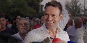 Ο Στέφανος Κασσελάκης, υποψήφιος για την προεδρία του ΣΥΡΙΖΑ