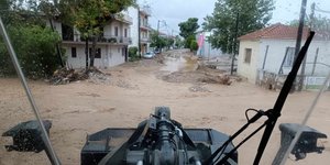 Συνδρομή του στρατού μετά τις πλημμύρες