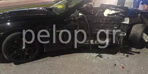 Τροχαίο σοκ με Jaguar στην Πάτρα