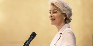 Η πρόεδρος της Ευρωπαϊκής Επιτροπής, Ούρσουλα φον ντερ Λάιεν