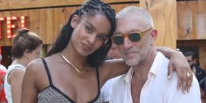 Ο Βενσάν Κασέλ με τη νέα του σύντροφο 