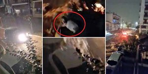 Δραματική διάσωση γυναίκας στο Βόλο: Σκαρφάλωσε σε ΙΧ