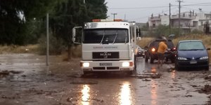 Kακοκαιρία Daniel στον Βόλο