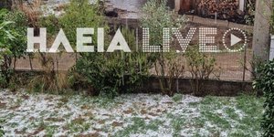 Χαλάζι στην Ηλεία