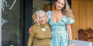 Η χήρα του Σον Κόνερι, Μισελίν με την εγγονή της Σάσκια