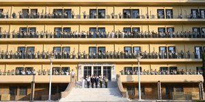 Από την τελετή απόδοσης τιμών στους θανόντες / Πηγή: ΥΠΕΘΑ