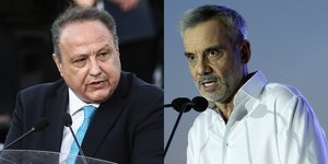 Ο Στέλιος Αγγελούδης και ο Κωνσταντίνος Ζέρβας