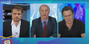 Ο Γιώργος Μητσικώστας μιμείται τους Γιώργο Μπαρτζώκα, Εργκίν Αταμάν και Βασίλη Σκουντή