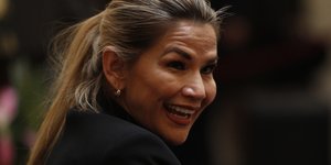 Η πρώην πρόεδρος της Βολιβίας, Ζανίν Άνιες