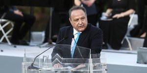 O Στέλιος Αγγελούδης σε ομιλία