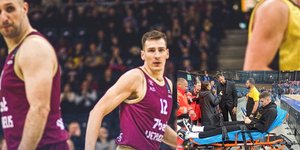 Ήττα του Άρη από τη Λιετκαμπέλις για το EuroCup, τρόμαξαν οι «κίτρινοι» από τον τραυματισμό του Μπλούμπεργκς