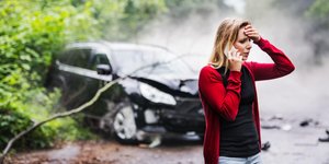 Οδηγός μετά από ατύχημα 