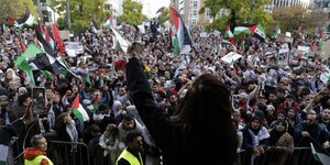 Διαδήλωση υπέρ της Παλαιστίνης στις Βρυξέλλες