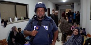 Ο δημοσιογράφος του Al Jazeera στη Λωρίδα της Γάζας