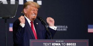 Ο Ντόναλντ Τραμπ σε προεκλογική του ομιλία