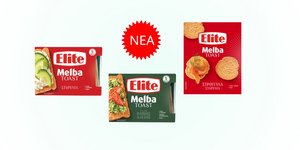 Νέα Elite Melba Toast φρυγανάκια Σταρένια ή με Αλεύρι Ολικής Άλεσης: Ελαφριά, γευστικά και υγιεινά