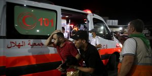 Παλαιστίνιος τραυματίας στη Γάζα 