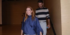 η Στεφανία Γουλιώτη στο θέατρο