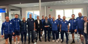 Σταύρος Παπασταύρου και Γιώργος Σταμάτης στο πλευρό της Εθνικής Ομάδας Ποδοσφαίρου Ακρωτηριασμένων
