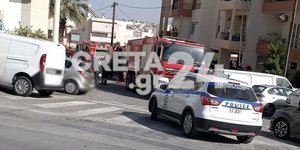 Εκρηξη σε σπίτι στο Ηράκλειο