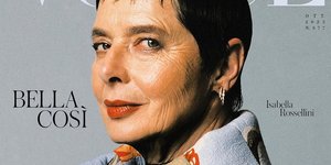 Η Ιζαμπέλα Ροσελίνι ποζάρει στη Vogue με τις ρυτίδες της