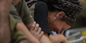 Εικόνα από κηδεία Ισραηλινού