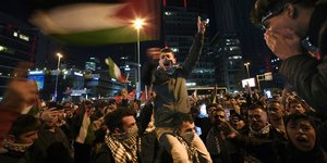 Διαδηλώσεις υπέρ της Παλαιστίνης στην Κωνσταντινούπολη 