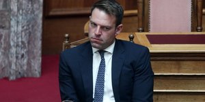 Στην Ολομέλεια της Βουλής ο Στέφανος Κασσελάκης 