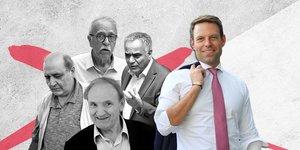 Ο Στέφανος Κασσελάκης και οι 4 διαγραφέντες του ΣΥΡΙΖΑ