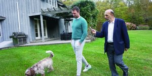 Ο Στέφανος Κασσελάκης στο σπίτι του στη Νέα Υόρκη