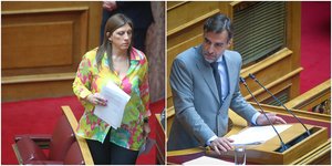 Ζωή Κωνσταντοπούλου και Μιχάλης Χουρδάκης