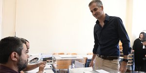 Ψήφισε για τις αυτοδιοικητικές εκλογές 2023 ο Κώστας Μπακογιάννης