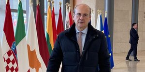 Ο Κωστής Χατζηδάκης στο Λουξεμβούργο ως εκπρόσωπος της Ελλάδας στο Eurogroup και το ECOFIN