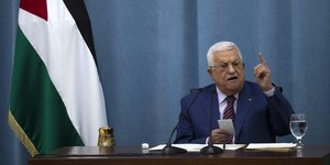 Ο Παλαιστίνιος πρόεδρος, Μαχμούντ Αμπάς