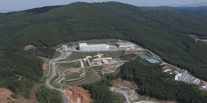 Μεταλλευτικές εγκαταστάσεις Σκουριών ®Ελληνικός Χρυσός