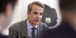 Ο πρωθυπουργός Κυριάκος Μητσοτάκης