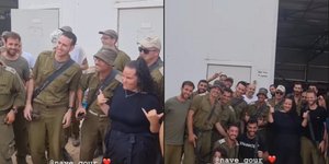 Η νικήτρια της Eurovision, Netta φωτογραφίζεται με Ισραηλινούς στρατιώτες