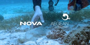 NOVA: Δύο τόνοι απορριμμάτων ανελκύθηκαν από το βυθό της Αμοργού από την Aegean Rebreath και την Nova
