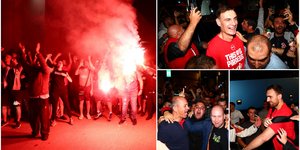 Ερυθρόλευκο πάρτι μετά τη νέα νίκη επί του Παναθηναϊκού