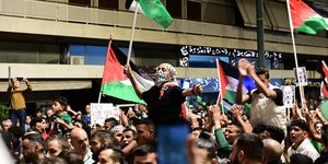 Συγκέντρωση υπέρ της Παλαιστίνης στην Αθήνα