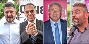 Νίκος Χαρδαλιάς, Γιώργος Ιωακειμίδης, Γιάννης Σγουρός, Γιάννης Πρωτούλης 