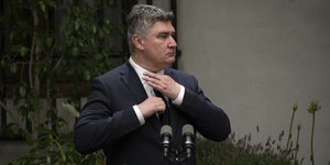 Ο πρόεδρος της Κροατίας, Ζόραν Μιλάνοβιτς