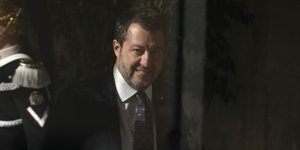 O αντιπρόεδρος της ιταλικής κυβέρνησης, Ματέο Σαλβίνι