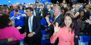 Η ξαφνική ομιλία της συζύγου του Ρίσι Σούνακ στους Τόρηδες