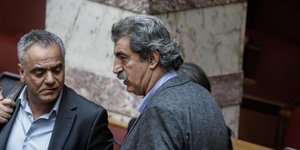 Πάνος Σκουρλέτης και Παύλος Πολάκης 