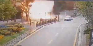 Η στιγμή της έκρηξης στην Άγκυρα
