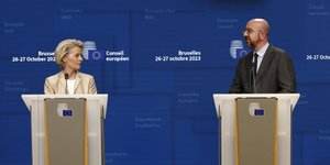 Ούρσουλα φον ντερ Λάιεν και Σαρλ Μισέλ